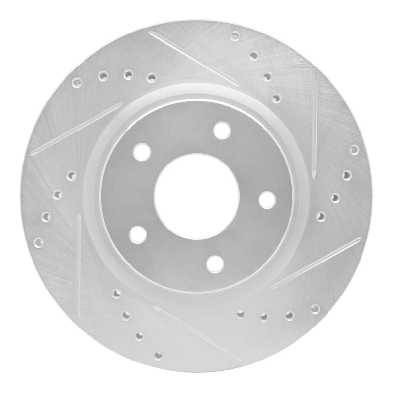 R1 Concepts — R1 14-23 Nissan Rogue Front Right Drilled & Slotted Silver Brake Rotor
R1 Brake Rotor Drill