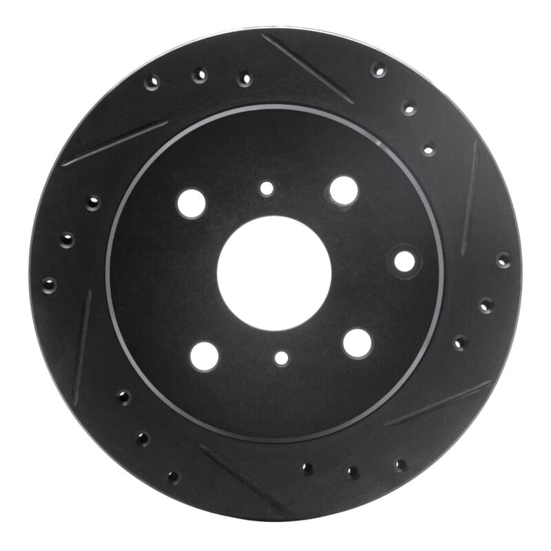 R1 Concepts — R1 84-88 Toyota Cressida Rear Right Drilled & Slotted Black Brake Rotor
R1 Brake Rotor Drill