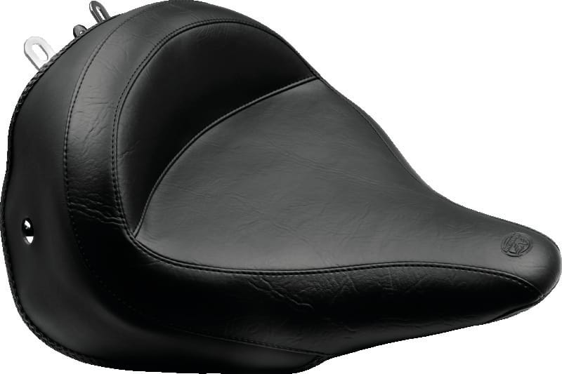 Mustang Motorcycle — Plain Solo Seat, Wide, Vintage