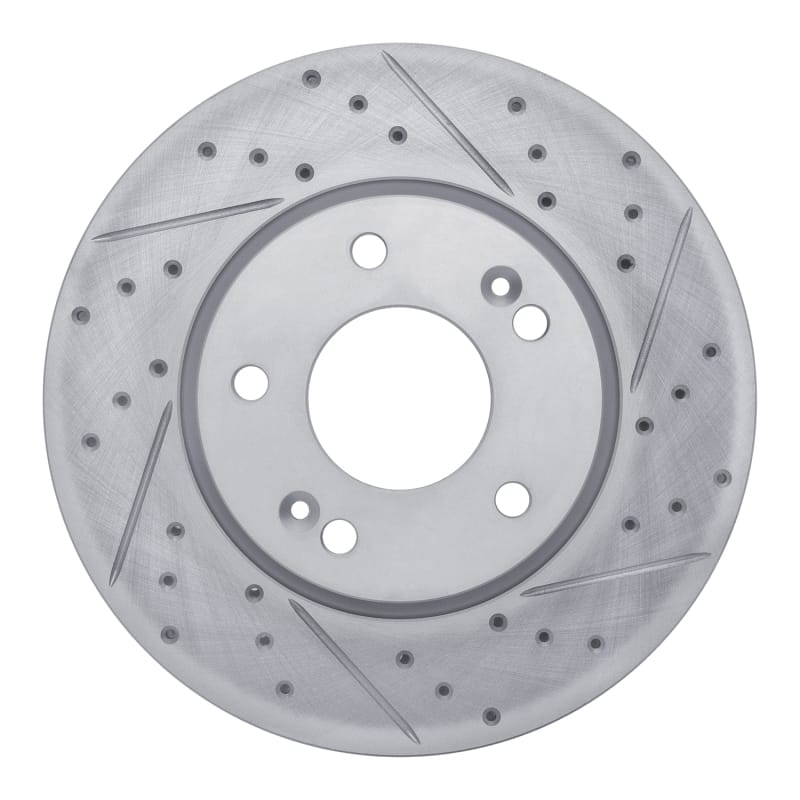 R1 Concepts — R1 10-13 Kia Soul Front Right Drilled & Slotted Geo-Carbon Rotor
