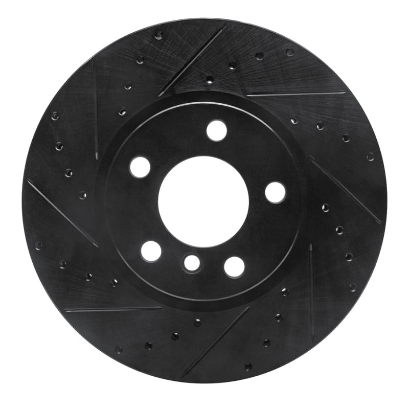 R1 Concepts — R1 11-18 BMW X4 Front Left Drilled & Slotted Black Brake Rotor
R1 Brake Rotor Drill