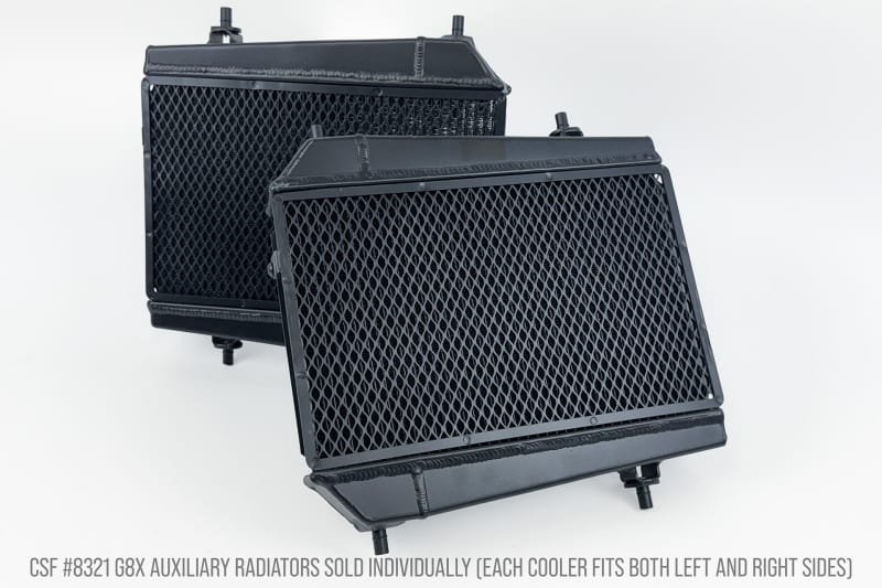 CSF — CSF BMW G8X M3/M4/M2 High-Performance Auxiliary Radiator - Single Radiator
CSF Aux Radiator