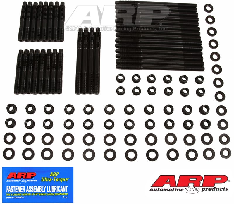 ARP — ARP SBC w/Brodix,Rodeck alum Black w/Brodix WT Jones GB2200 Head Stud Kit