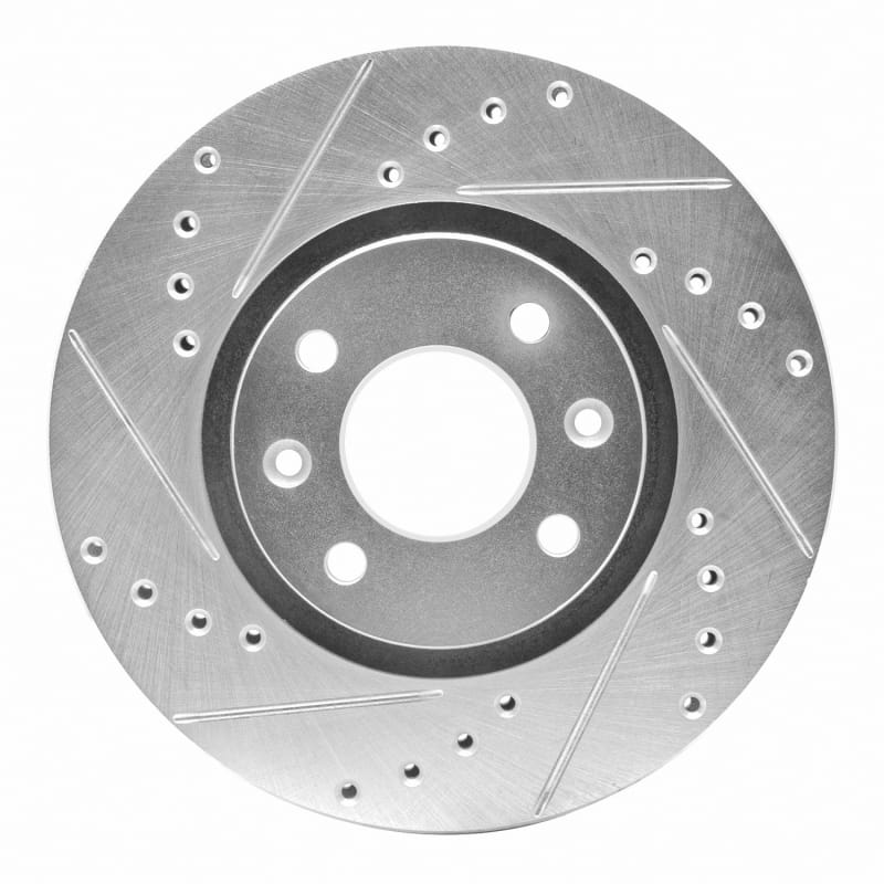 R1 Concepts — R1 88-89 Eagle Medallion Front Left Drilled & Slotted Silver Brake Rotor
R1 Brake Rotor Drill
