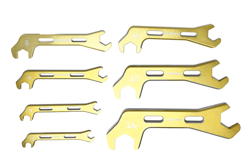 GReddy — GReddy Angled AN Wrenches - Gold Anodized