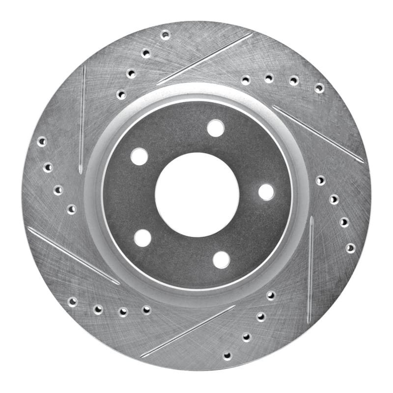 R1 Concepts — R1 14-23 Nissan Leaf Front Left Drilled & Slotted Silver Brake Rotor
R1 Brake Rotor Drill
