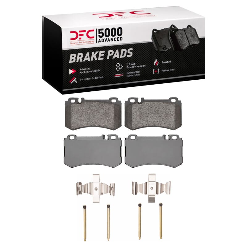 DFC — DFC 07-13 Mercedes-Benz S600 Rear 5000 Advanced Low Metallic Brake Pads and Hardware Kit
DFC Brake Pad Set