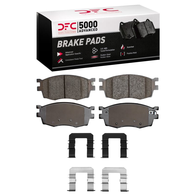 DFC — DFC 06-12 Dodge Attitude (Mexico) Front 5000 Advanced Ceramic Brake Pads and Hardware Kit
DFC Brake Pad Set