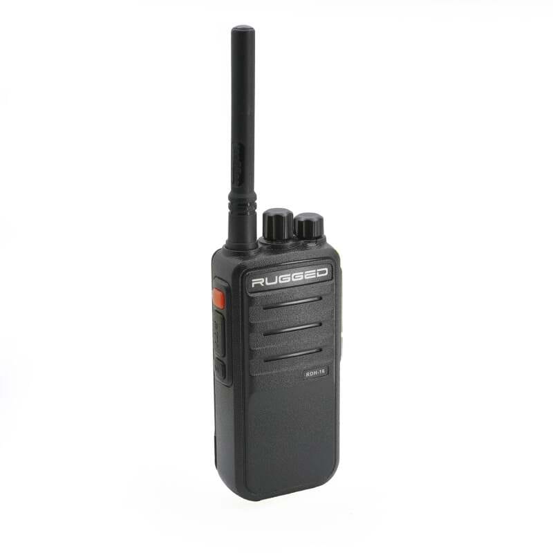 Rugged Radios — Rugged Radios Rugged RDH16 - Business Band Two Way Handheld Radio - Digital and Analog UHF / Black