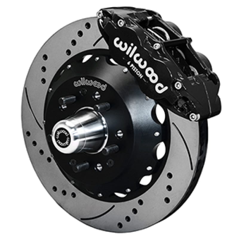 Wilwood — Wilwood 55-57 Chevy Bel Air Superlite 6R Kit, 5 x 4.50in/4.75in Hub - 14.00in D&S Rotor