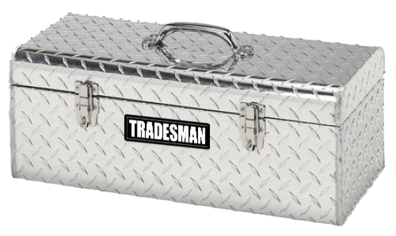 Tradesman — Tradesman Aluminum Handheld Tool Box (24in.) - Brite