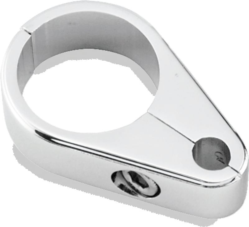 Bikers Choice — Bikers Choice 1 Inch Chrome Plain Clutch Cable Clamp