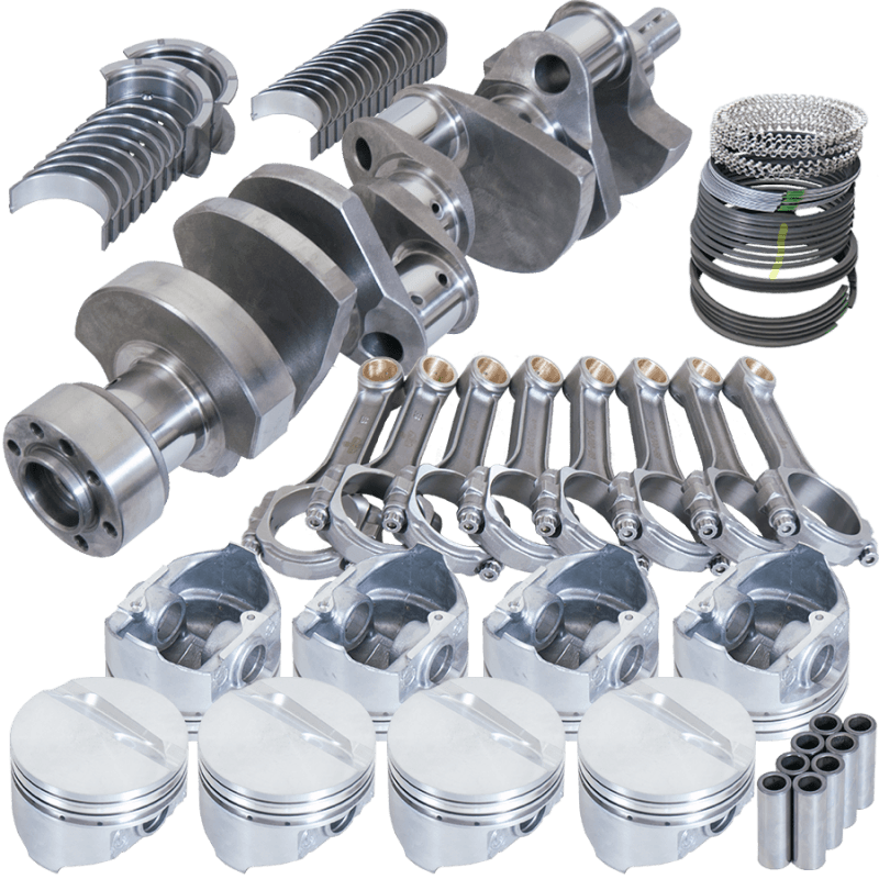 Eagle — Eagle Chevy LT1350 1Pc 3.750in Crank 5.700in I-Beam Rods -7cc 4.040in Pistons Rotating Assembly
Street & Strip Assy