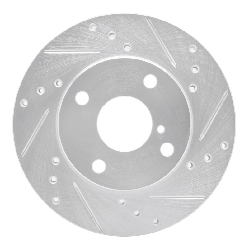 R1 Concepts — R1 90-93 Mazda Miata Front Right Drilled & Slotted Silver Brake Rotor
R1 Brake Rotor Drill