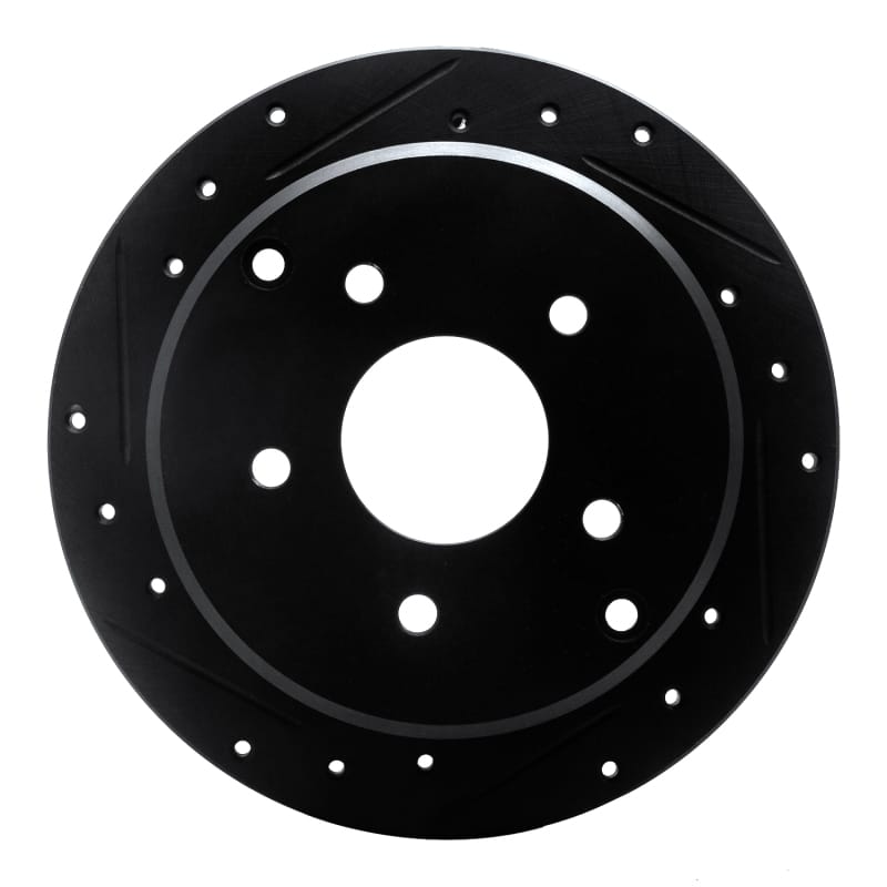 R1 Concepts — R1 74-80 Ford Granada Front Left Drilled & Slotted Black Brake Rotor
R1 Brake Rotor Drill