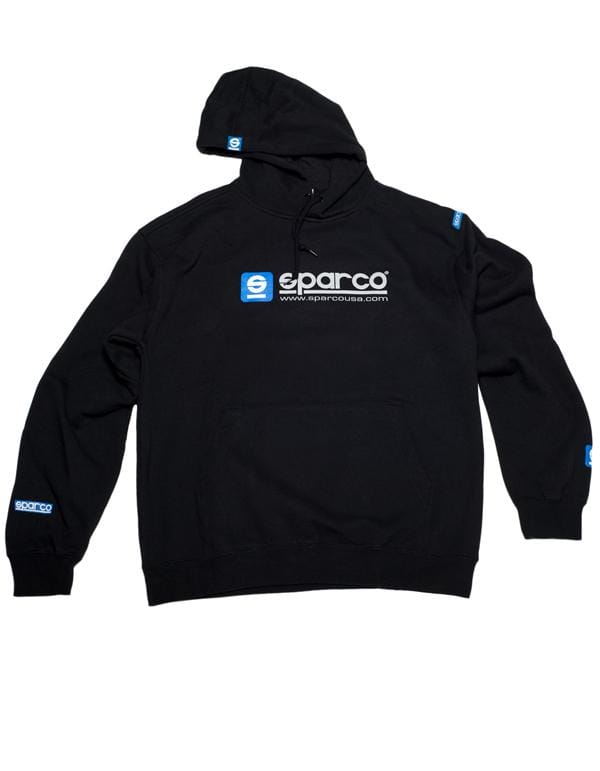 SPARCO — Sparco Sweatshirt Hooded WWW Blk Sml
