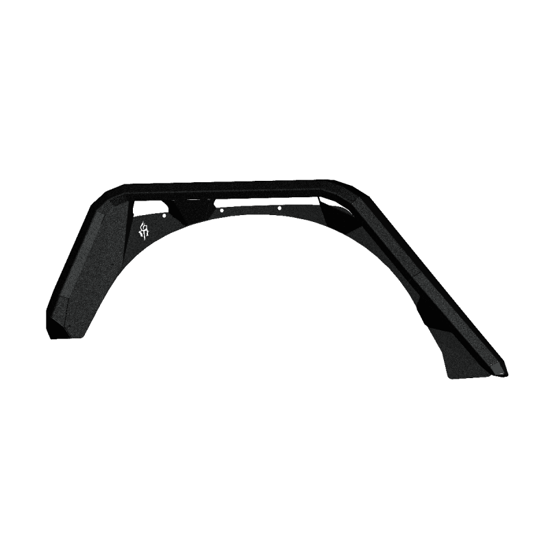 Road Armor — Road Armor 07-18 Jeep Wrangler JKU 4DR Stealth Rear Fender Flare Body Armor - Tex Blk
