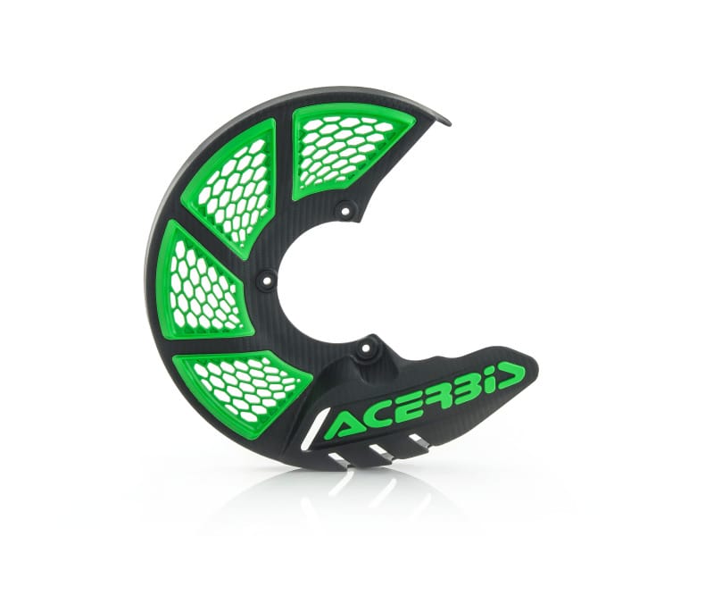 Acerbis — Acerbis X-Brake Vented Disc Cover - Black/Green