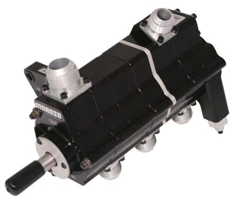 Moroso — Moroso Black Series 3 Stage Dry Sump Oil Pump - Left Side - .875in Pressure