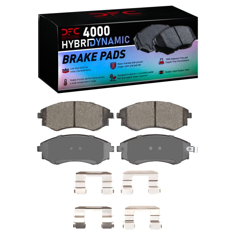 DFC — DFC 05-06 Hyundai Elantra Front 4000 HybriDynamic Brake Pads and Hardware Kit
DFC Brake Pad Set