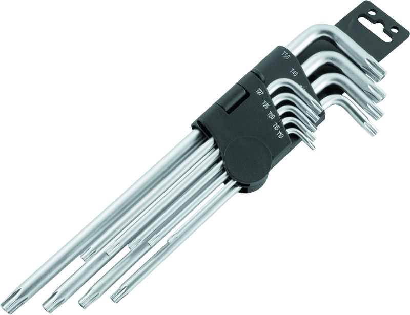 BikeMaster — BikeMaster 9-pc Ball End Long Wrench Set - Torx
