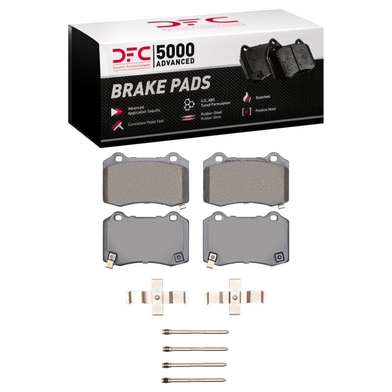 DFC — DFC 10-16 Hyundai Genesis Coupe Rear 5000 Advanced Ceramic Brake Pads and Hardware Kit
DFC Brake Pad Set
