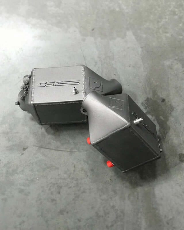 CSF — CSF 12-16 BMW M5 (F10) / 12-18 BMW M6 (F06/F12/F13) Twin Charge-Air-Cooler Set - Thermal Grey