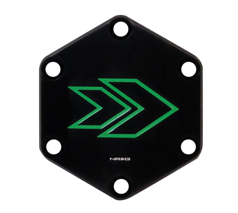 NRG — NRG Arrow Engraved Horn Delete Button- Green