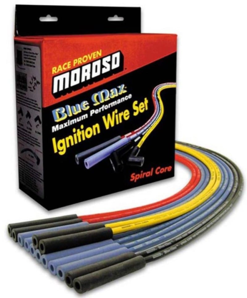 Moroso — Moroso Custom Ignition Wire Set - Blue Max - Spiral Core
