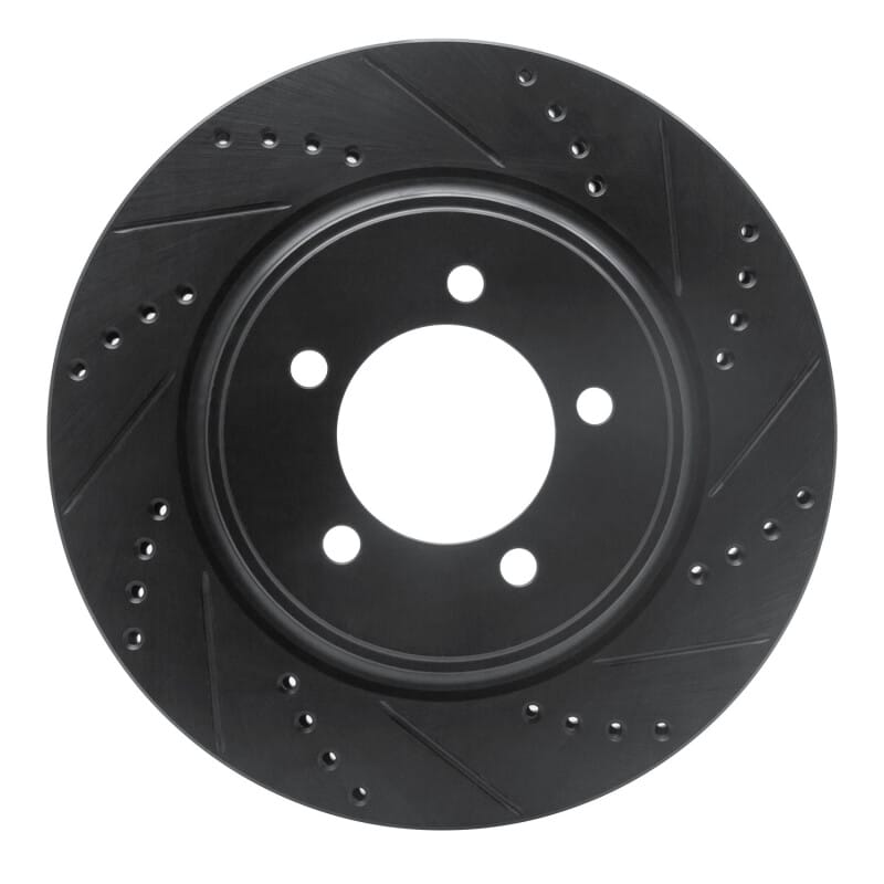 R1 Concepts — R1 06-10 Ford Explorer Sport Trac Front Right Drilled & Slotted Black Brake Rotor
R1 Brake Rotor Drill