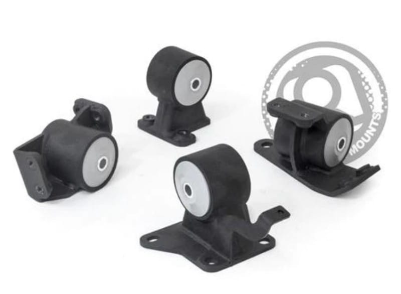 Innovative Mounts — Innovative 90-99 Toyota MR2 5S/3S Black Steel Mounts 95A Bushings