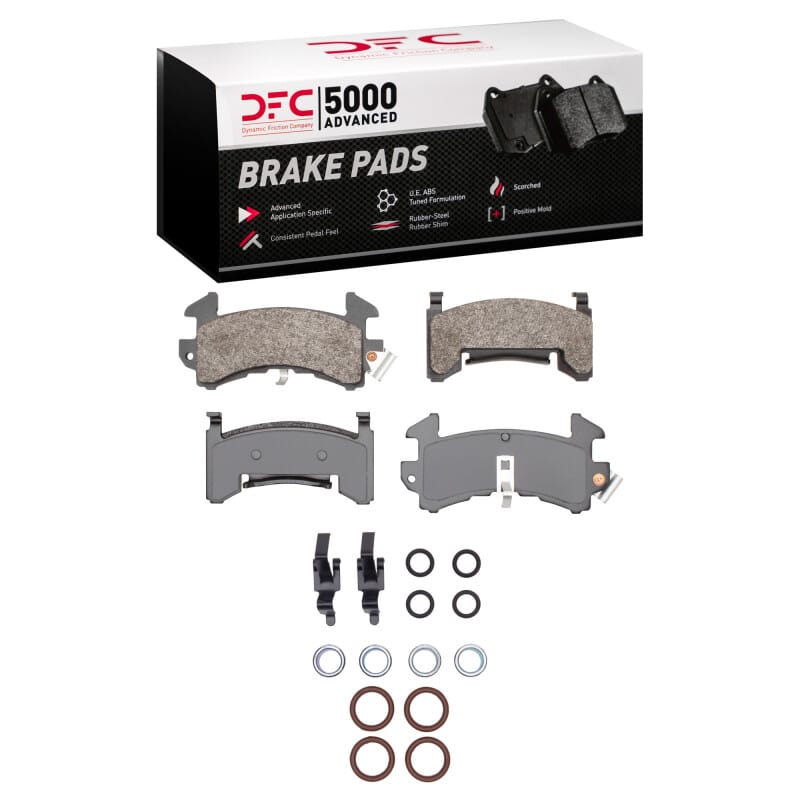 DFC — DFC 78-02 Buick Century Front 5000 Advanced Semi Metallic Brake Pads and Hardware Kit
DFC Brake Pad Set