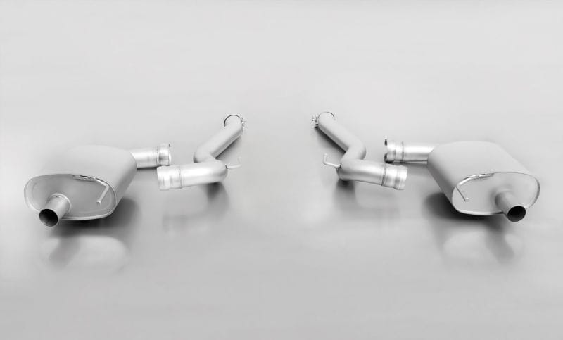Remus — Remus 2015 Ford Mustang Coupe/Cabrio 2.3L Ecoboost Race Axle Back Exhaust (Tail Pipes Req)