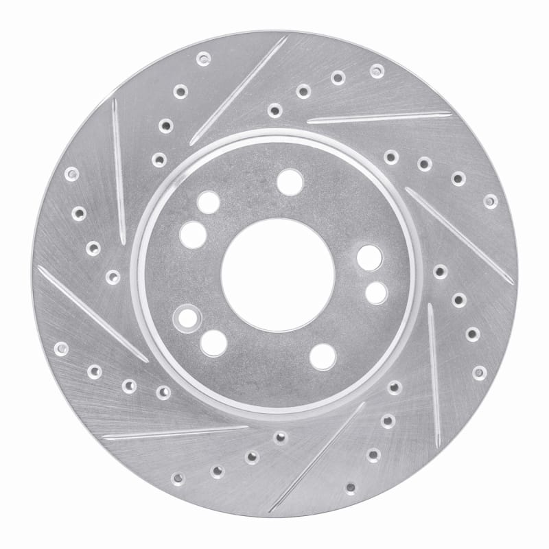 R1 Concepts — R1 90-98 Mercedes-Benz SL500 Front Left Drilled & Slotted Silver Brake Rotor
R1 Brake Rotor Drill