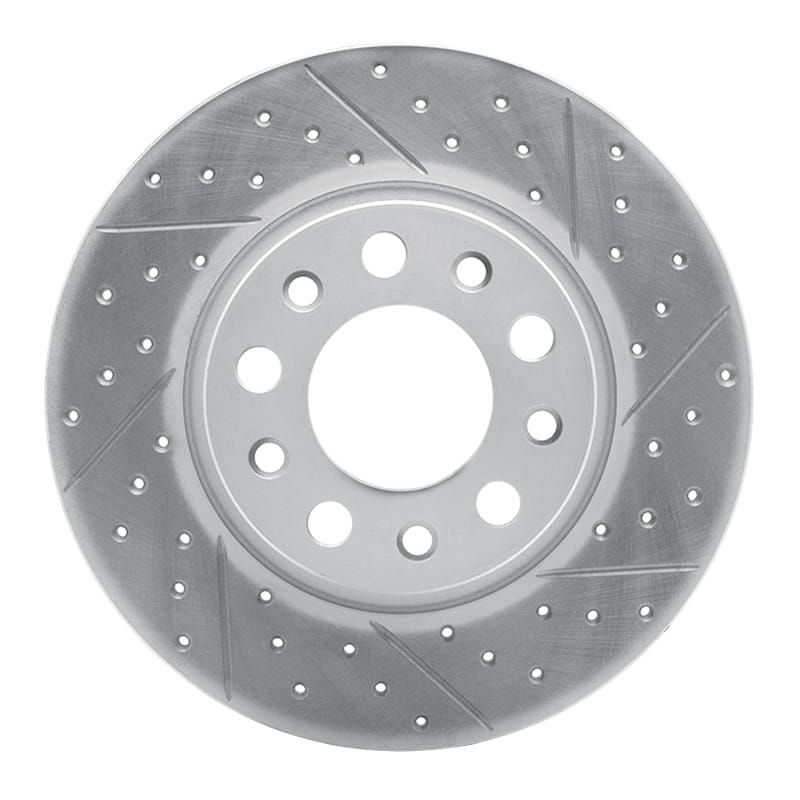 R1 Concepts — R1 15-26 Alfa Romeo Tonale Rear Right Drilled & Slotted Geo-Carbon Rotor