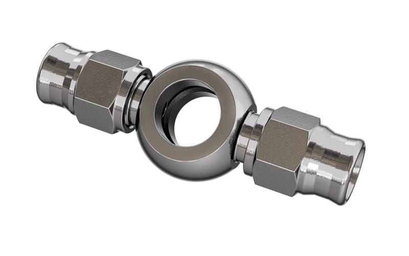 Goodridge — Goodridge Straight Double Banjo for 3/8 or M10 Long Bolt