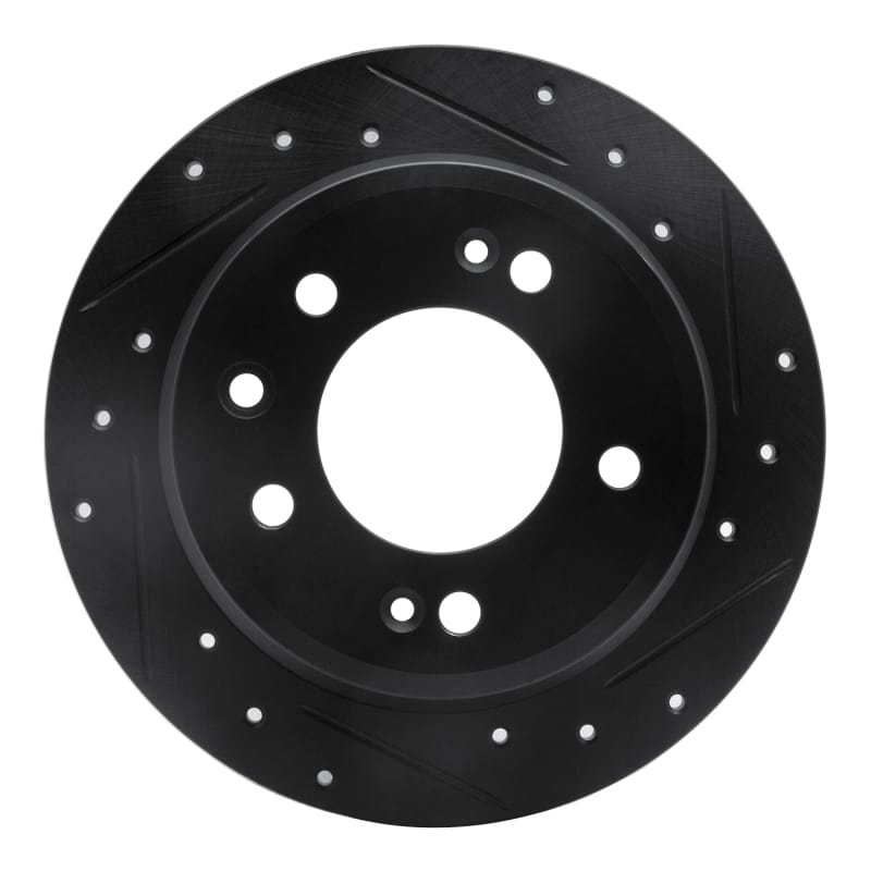 R1 Concepts — R1 09-16 Hyundai Tucson Rear Right Drilled & Slotted Black Brake Rotor
R1 Brake Rotor Drill