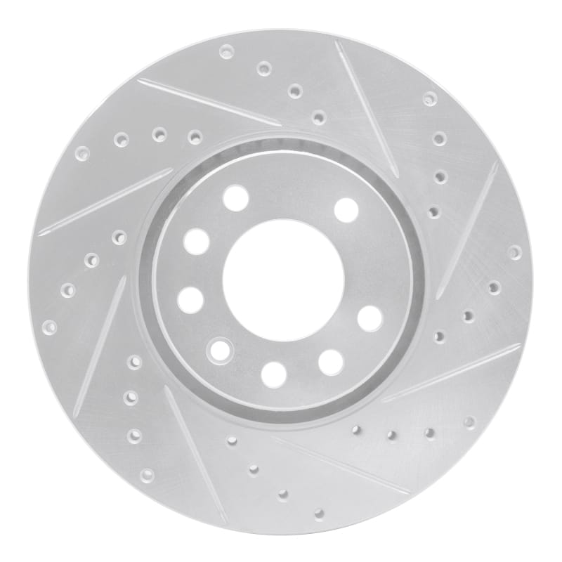 R1 Concepts — R1 03-11 Cadillac BLS (Mexico) Front Right Drilled & Slotted Silver Brake Rotor
R1 Brake Rotor Drill