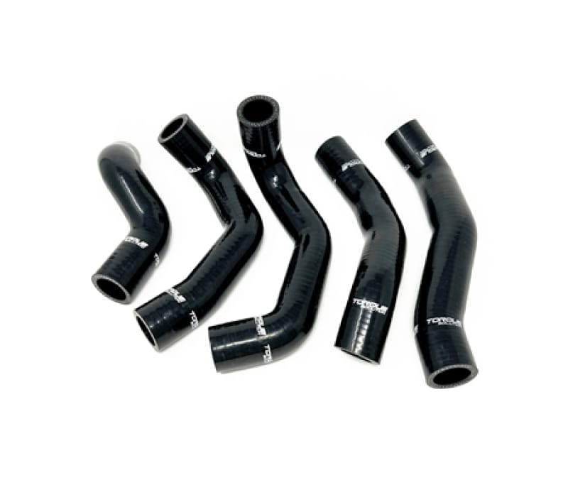 Torque Solution — Torque Solution 13-17 Hyundai Veloster 1.6 Turbo Silicone Radiator Hose Kit - Black
