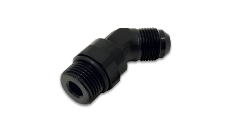 Vibrant — Vibrant -6AN Male Flare to Male -8AN ORB Swivel 45 Degree Adapter Fitting - Anodized Black
-6AN-8ORBMLSwivl45Dg