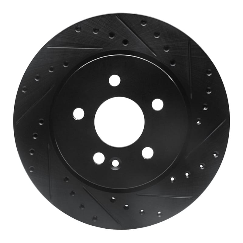 R1 Concepts — R1 98-05 Mercedes-Benz ML430 Front Right Drilled & Slotted Black Brake Rotor
R1 Brake Rotor Drill