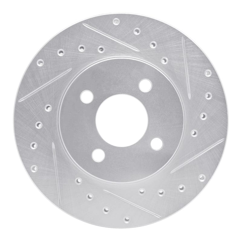 R1 Concepts — R1 83-88 Chrysler Executive Sedan Front Right Drilled & Slotted Silver Brake Rotor
R1 Brake Rotor Drill
