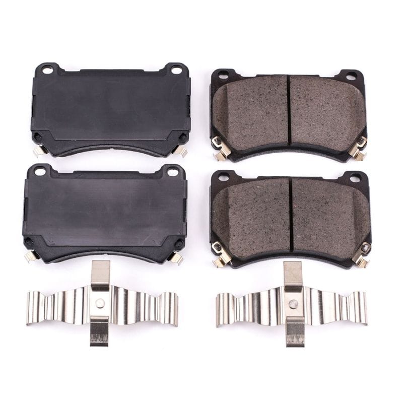 PowerStop — Power Stop 2011 Hyundai Equus Front Z17 Evolution Ceramic Brake Pads w/Hardware
Z17 Brake Pads