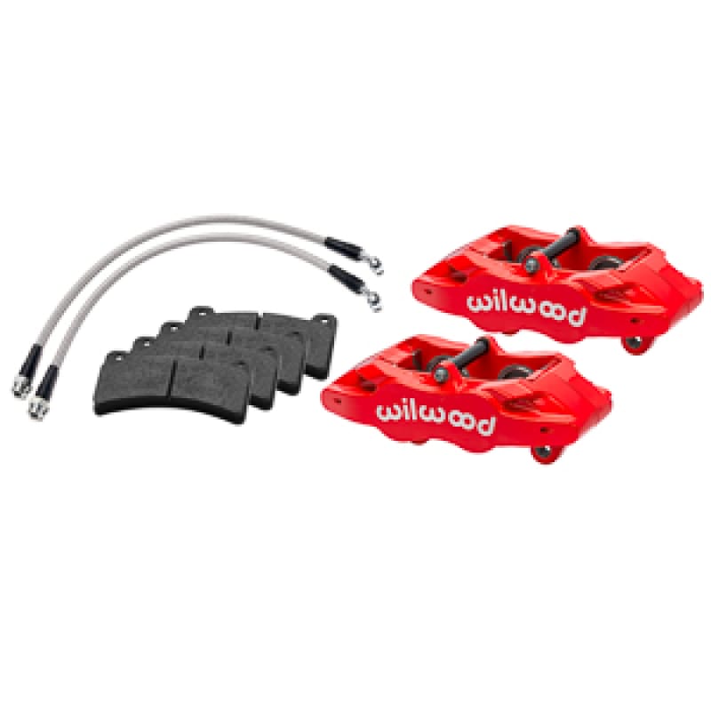 Wilwood — Wilwood 05-13 Corvette C6 Base Models DPC56 Rear Caliper Kit - Red