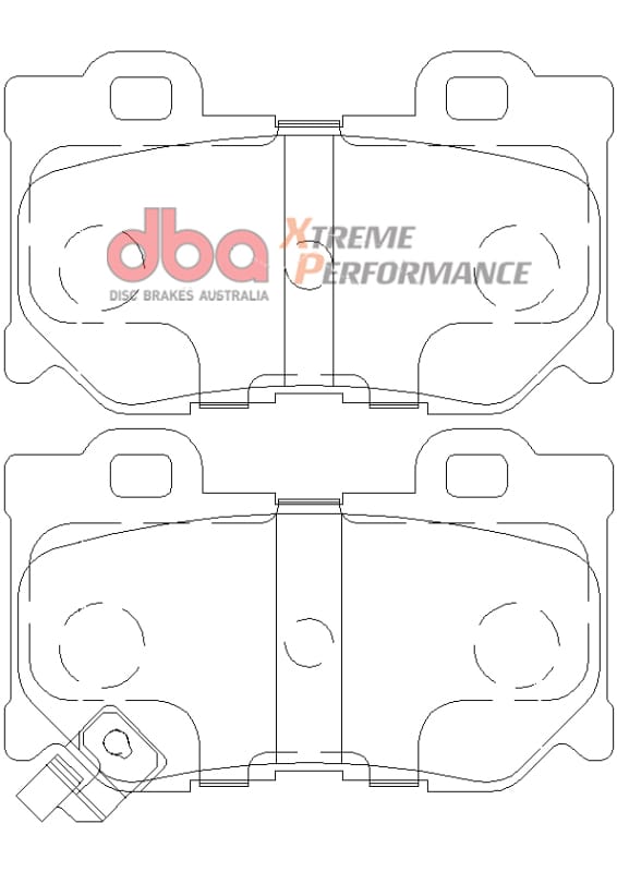 DBA — DBA 2009+ Nissan 370Z XP Extreme Performance Rear Brake Pads
Brake Pad