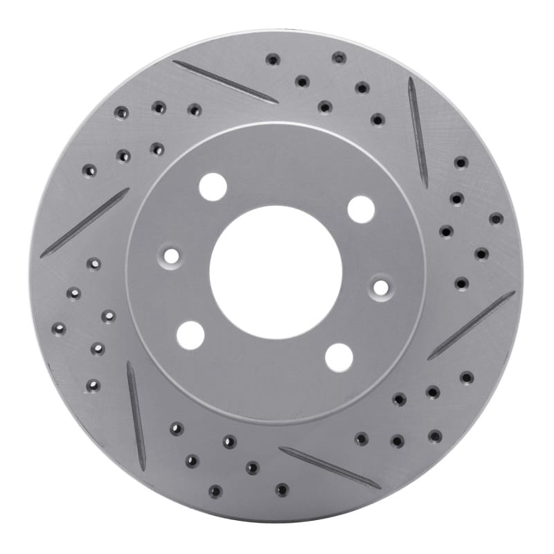 R1 Concepts — R1 03-06 Dodge Verna (Mexico) Front Right Drilled & Slotted Geo-Carbon Rotor