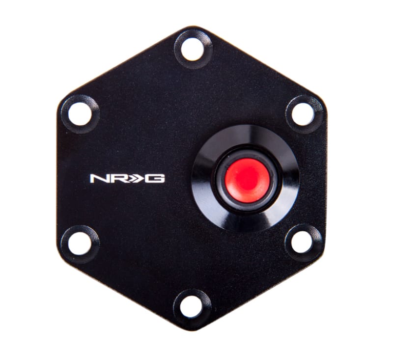 NRG — NRG Hexagnal Steering Wheel Ring w/Horn Button - Black