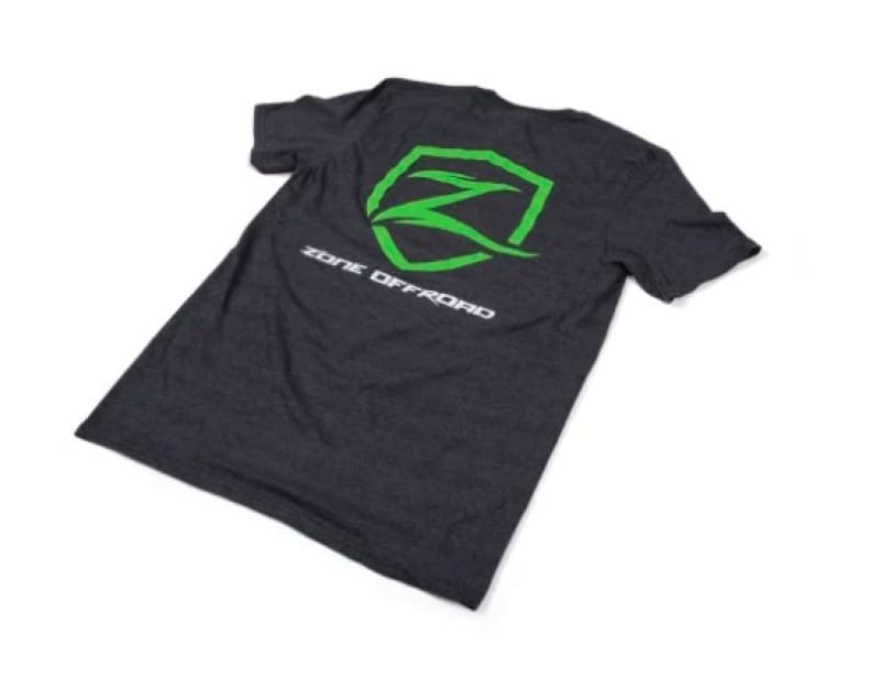 Zone Offroad — Zone Offroad Charcoal Gray Premium Cotton T-Shirt w/ Zone Offroad Logos - XL