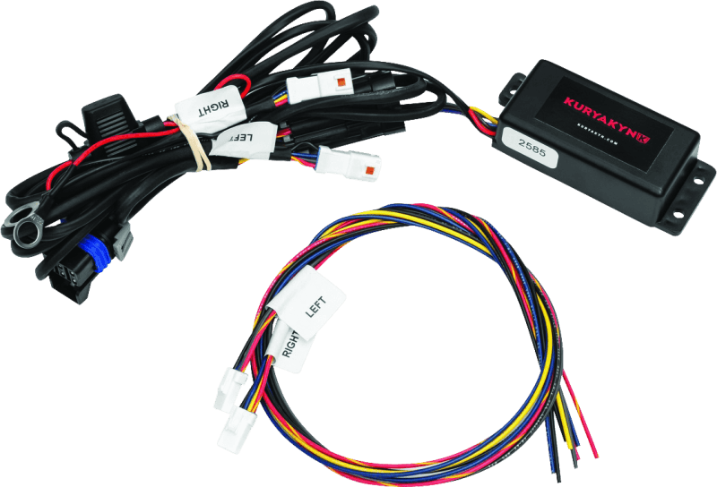 Kuryakyn — 4-Wire Rear Turn Signal Splitter Module Black