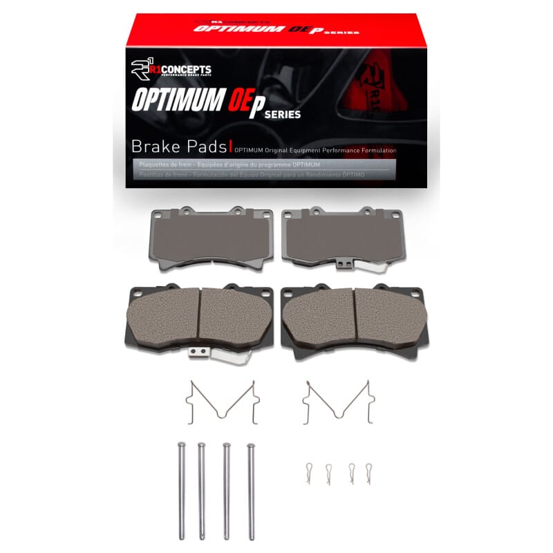 R1 Concepts — R1 06-10 Hummer H3T Front Optimum OE Pads & Hardware Kit
R1 Optimum Oe Pads a